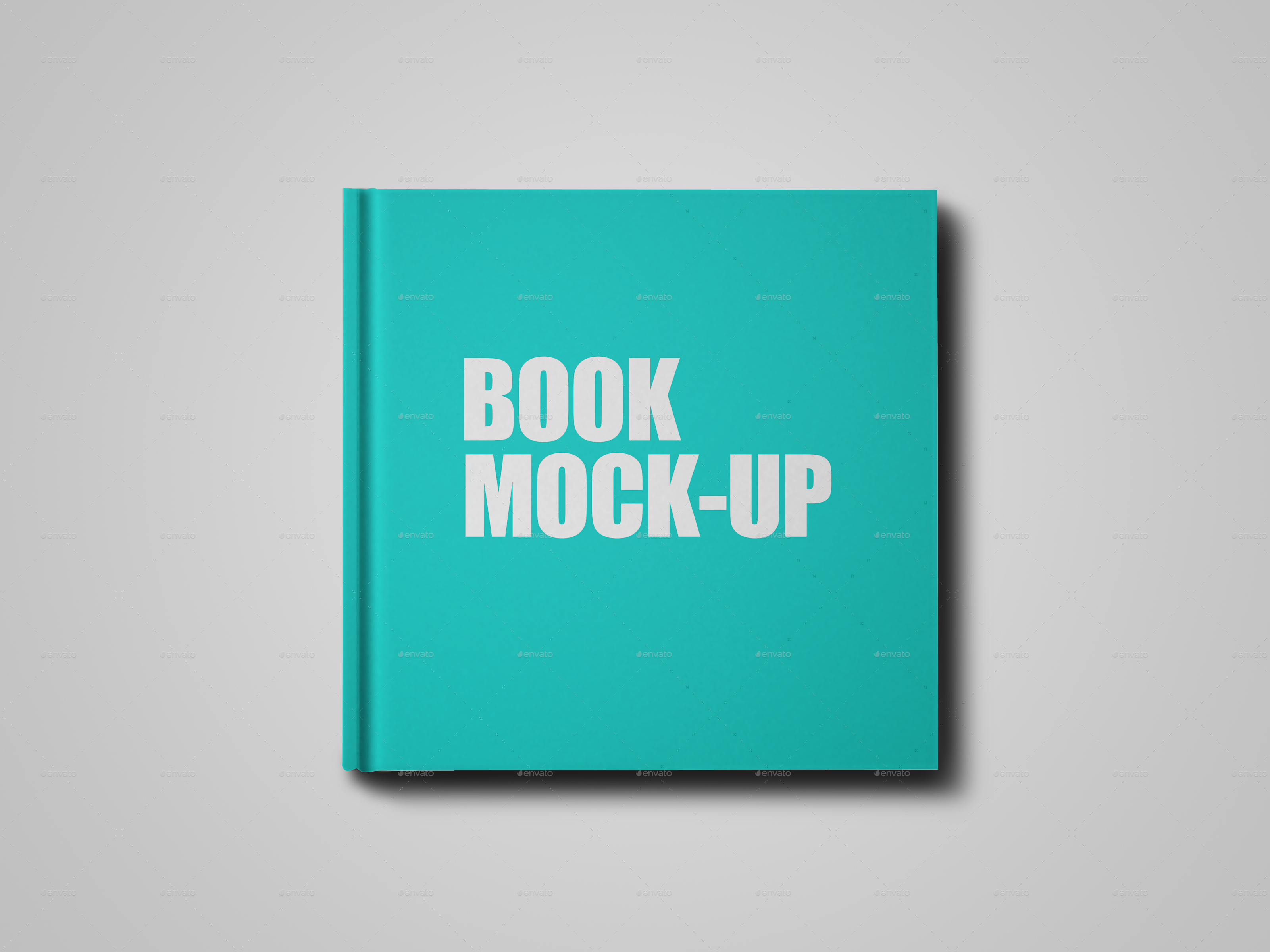 Square Book Mockup